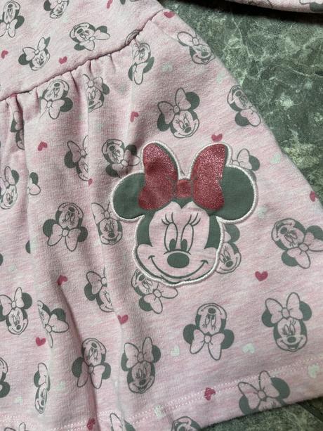 Šaty minnie mouse teplákové, disney,86