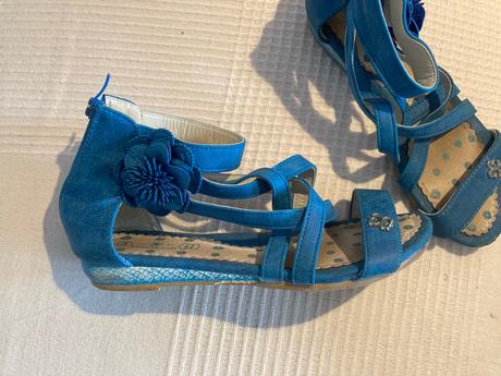 Modré sandále, 34
