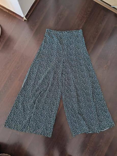 Voľné ľahké široké nohavice, m