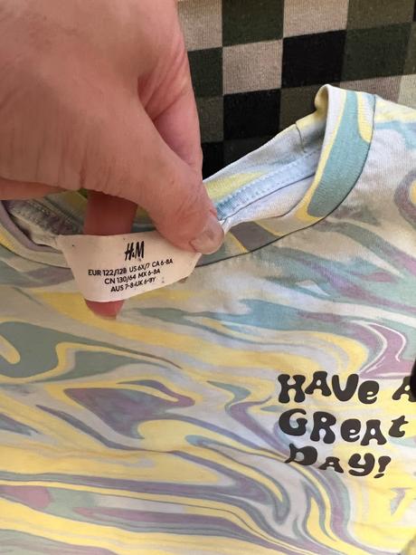 Tricka s krátkym rukavom, h&m,128