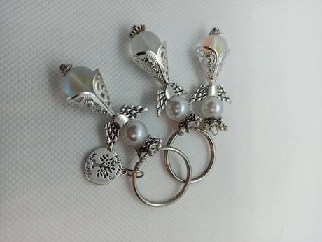 Handmade kľúčenky-anjelikovia na kľúčenku, 
