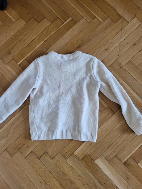 Biely zimny sveter, c&a,128