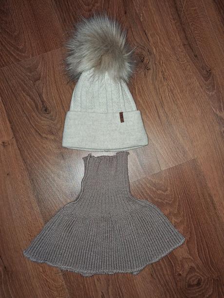 Nova ciapka + nakrcnik,  od 5-7 rokov, 122 / 128 / 134