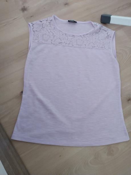 Bledofialove tricko s cipkou m a mensie l, m