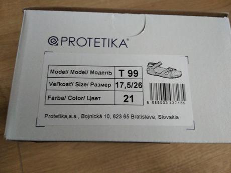 Dievčenské sandálky, protetika,21