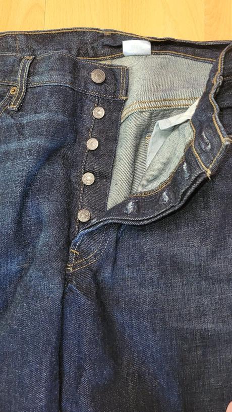 Nenosené rifle levis 501, w36/l30, john lewis,l