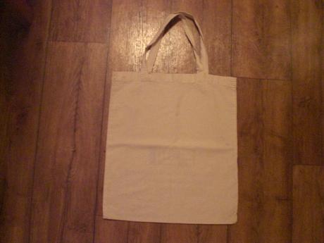 Látková ľanová taška 34x39 cm na nákup pevná,