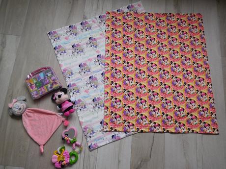 Bavlnená prikrývka pre dievčatko 2x + hračky, 