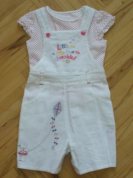 Kraťasy na traky s tričkom, mothercare,86