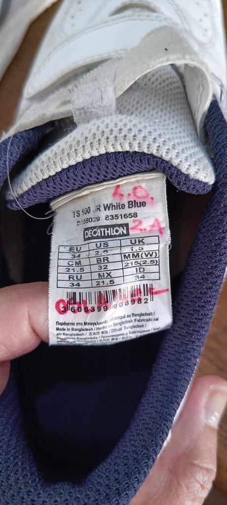 Tenisky, veľ. 34, decathlon,34