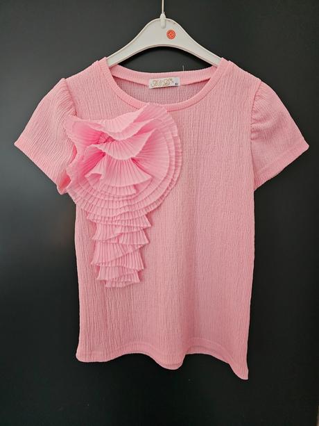 Tričko s 3d kvetom, 116