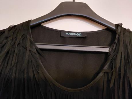 Suprava-šaty a sako so strapcami,vel. s,zn.guess, guess,s