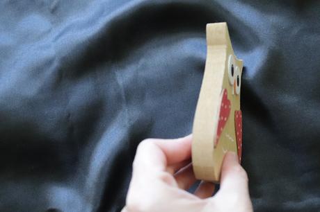 Drevená ozdoba - sova,