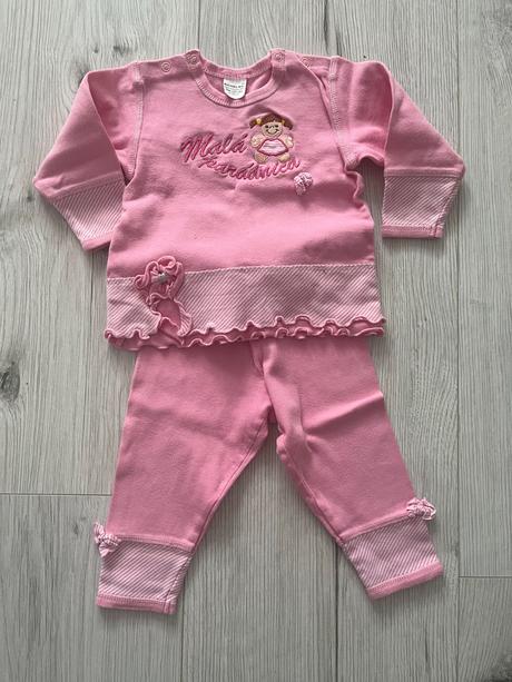 Ružová tepláková súprava, richelieu,86