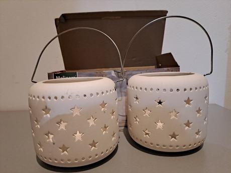 Vianočné /zimné svietniky 2x, 