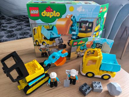 Lego duplo 10931 (nákladné auto a bager),