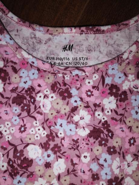 Šaty, veľ. 110/116, h&m,110