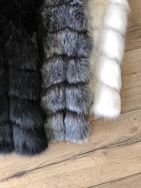 Nová kožušinová vesta viaceré farby - top kvalita, l - xxxl