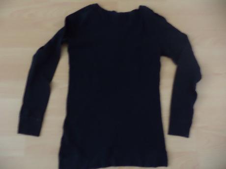 Dievčenske čierne tričko h&m, h&m,158