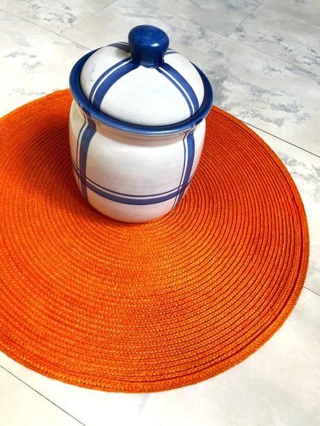 Dekoratívna keramická dóza do kuchyne, 