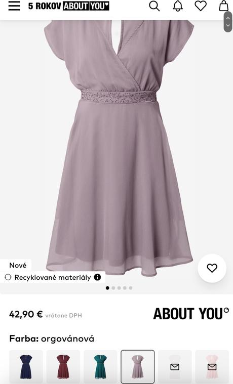 Šaty "ashley" z about you, 36