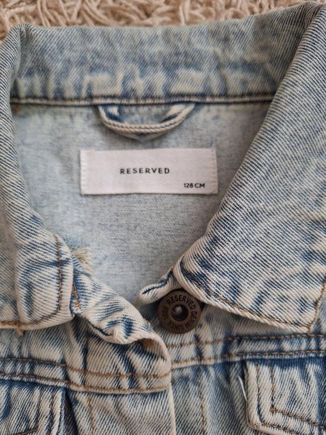 Dievčenská riflova bunda, reserved,128