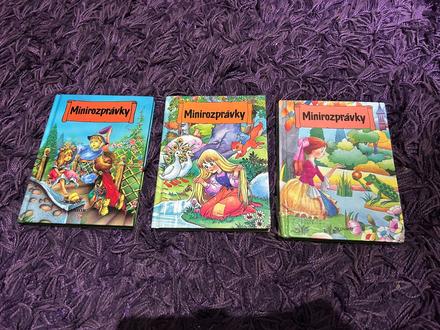 Sada 3x knižiek minirozprávky, 