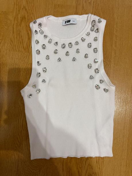 Crop top tričko, tally weijl,m