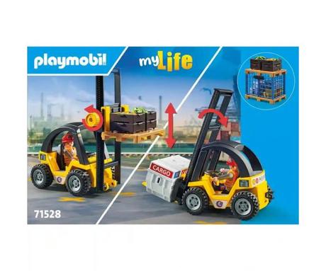 Playmobil 71528 - vysokozdvižný vozík s nákladom,