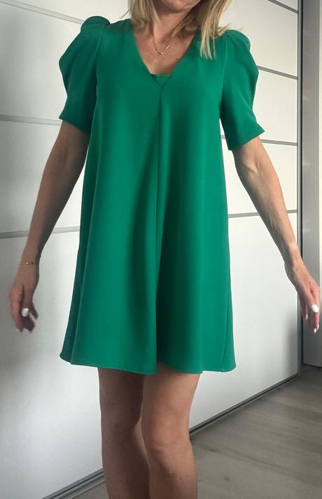 Saty s puff rukavmi, zara,xs