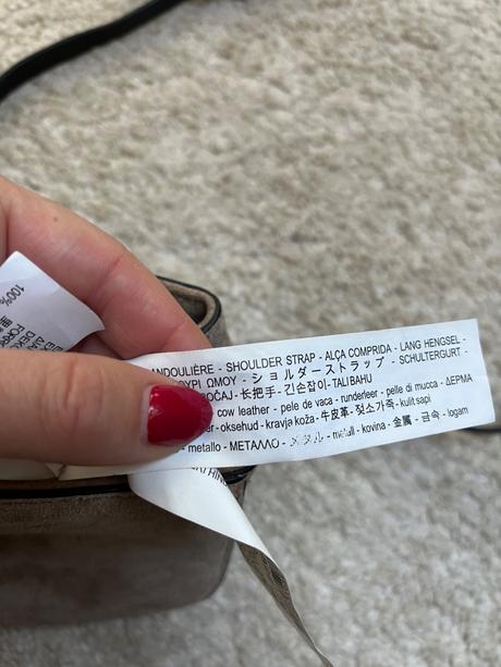 Crossbody kožená kabelka zara, zara