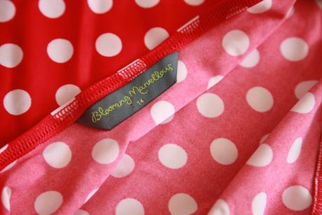 Tehotenské bodkované plavky - tankini, l