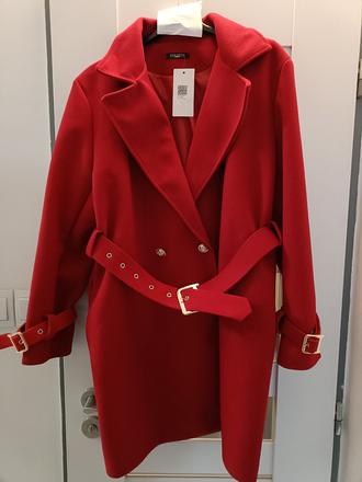 Červený kabát, l / xl