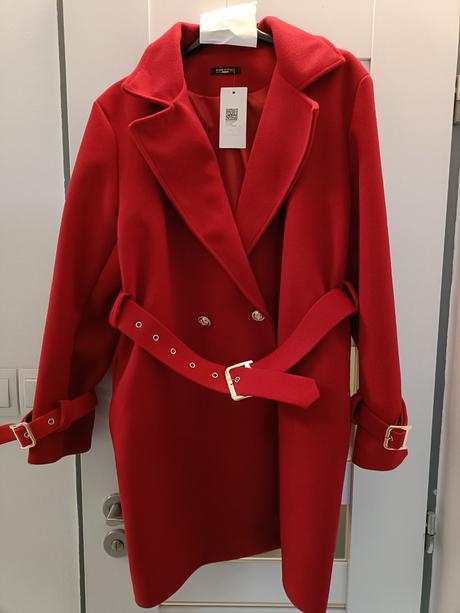Červený kabát, l / xl
