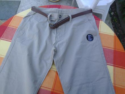Chino nohavice s opaskom f&f w38/l30, f&f,26