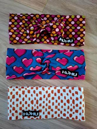 Dvojvrstvové bavlnené čelenky, zn. huhu,