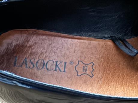 Kožené mokasiny, lasocki,38
