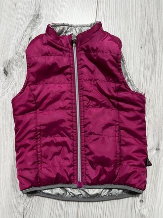 Obojstranná ružovo-strieborná vesta, coccodrillo,86