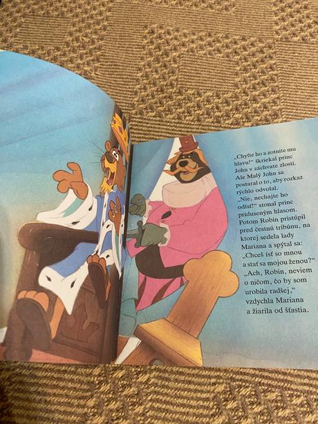 Krásna mini knižka walt disney robin hood egmont, 