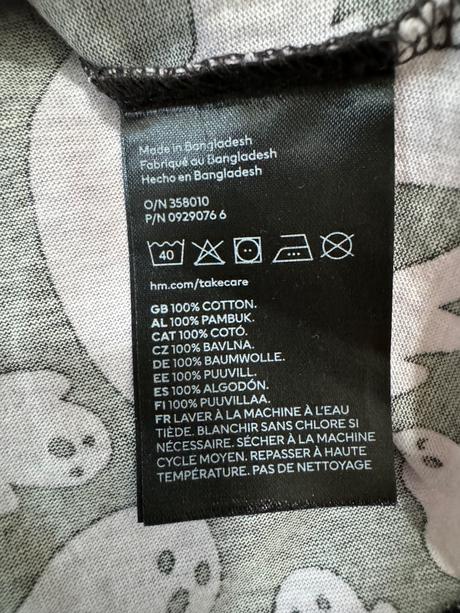 Saty halloween duchovia, h&m,92