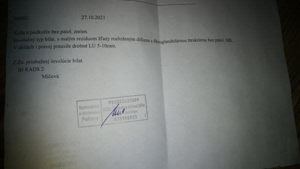 Sú moje výsledky z vyšetrenia v poriadku?