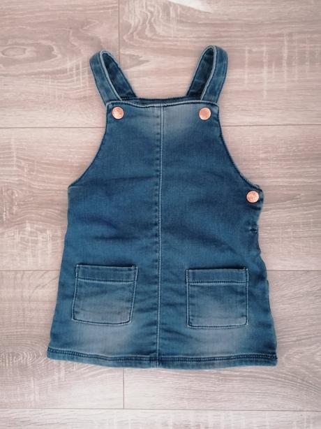 Riflová suknička, tesco,80