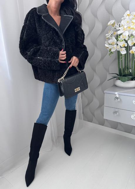 H&m - plyšová bunda, h&m,m