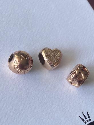 Pandora rosegold koralky, pandora