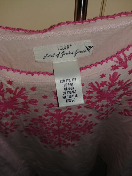 Bavlnené tričko so zimným motívom, h&m,116