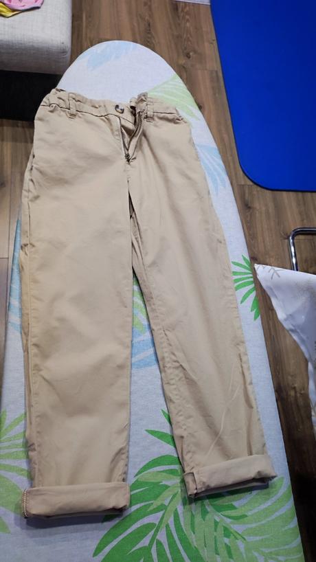 Nohavice elegantné letné, h&m,122