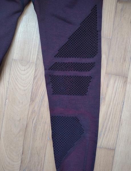 Fialové bezšvové legíny iciw, s