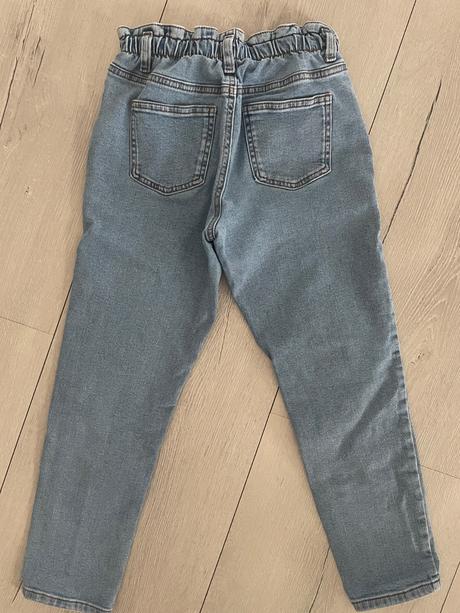 Rifle na gumicku s vysokym pasom, primark,140