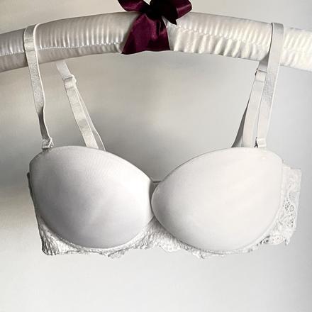 H&m vystužená super push-up s kosticami krajkou, h&m,75a