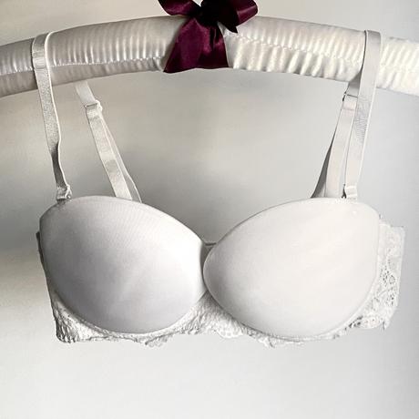 H&m vystužená super push-up s kosticami krajkou, h&m,75a